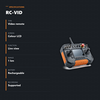 Télécommande CROWNPOWER avec liaison vidéo descendante pour écran de robot d'inspection de ligne
