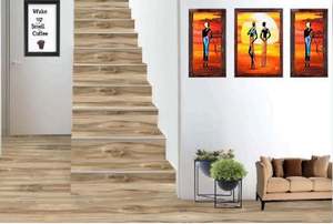 Baldosas de porcelana escalonadas y elevadoras resistentes a los arañazos de 20x120 cm con superficie mate, baldosas de escalera con aspecto de madera - Product Image 2