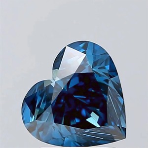 Igi ได้รับการรับรองว่าหัวใจโตเพชรแฟนซีสีฟ้าเข้มทรงหลวมเพชรสำหรับทำแหวนหมั้นจากผู้ผลิต - Product Image 2