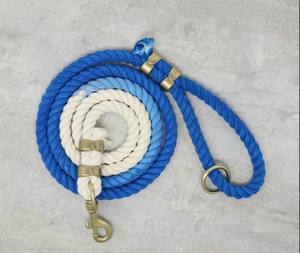 Laisse en corde de coton-Myrtille Durable et solide - Product Image 1