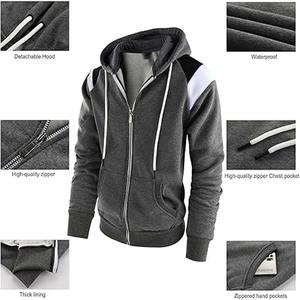 เสื้อฮู้ดผู้ชายผ้าฝ้ายขนาดพลัสไซส์มีฮู้ดทันสมัย - Product Image 2