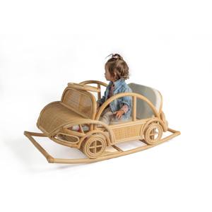 Cool Fun toys producto rattan Rocker cars precio barato rocking Toy Car Para enérgicos jóvenes bebés - Product Image 5