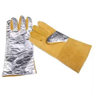 PAS CHER PRIX Chaud Polaire Doublé Camion En Cuir Gants De Soudage Gun Palm Thermique En Cuir Gants pour Extrême Froid Gants Pour Hommes - Product Image 6