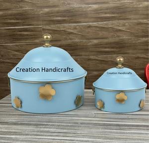 Casserole à double paroi de conception moderne, bleu ciel, casserole isolée, chauffe-plats, fabriqué en acier inoxydable - Product Image 6