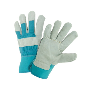 Guantes de trabajo de cuero dividido de vaca de alta calidad Guantes DE SEGURIDAD canadienses de larga duración XL Características anticorte que proporcionan una excelente - Product Image 2