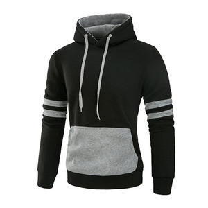 Sweat à capuche épais et surdimensionné pour homme, sweat-shirt d'hiver épais à épaules tombantes en polaire éponge française imprimé de logo personnalisé, teint uni - Product Image 2