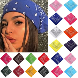 Bandanas Factory Wholesale Custom Printed 100% Cotton Bandanas Sport Headwear <b>Bandana</b> - Product Image 3