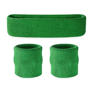 ชุดที่คาดผมและสายรัดข้อมือ ผ้าฝ้ายนุ่ม รับทำแบรนด์สินค้า ป้ายกำกับส่วนตัว ที่คาดผมและสายรัดข้อมือสำหรับออกกำลังกาย - Product Image 1