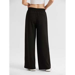Pantalon droit taille haute pour femme en tissu respirant modal et toile, idéal pour le bureau ou les loisirs, collection printemps, couleurs unies - Product Image 6