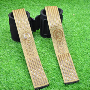 Correas de Potencia (Correa de Levantamiento en Forma de 8) para Entrenamiento de Fuerza en Gimnasio, Antideslizantes, Ligeras, Ajustables, de Neopreno de Alta Elasticidad - Product Image 1