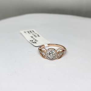 Anillo de Compromiso de Diamante de Lujo Fino de 0.04 Ct Dwt, Oro Sólido de 14K con Baño de Rodio, Certificado IGI, Acabado de Alto Pulido, Disponible al por Mayor - Product Image 6