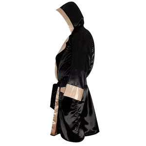 2025 Robe de boxe Design personnalisé avec capuche pour match de boxe Robe de boxe Prix bon marché Robe de boxe avec des conceptions personnalisées - Product Image 5