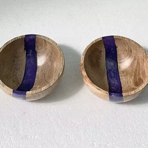 Wood & Resin Eco-Friendly Polished <b>Soup</b> & Salad Serving <b>Bowls</b> American Style Home Use Stocked Wedding Dinnerware <b>Set</b> (6-10) - Product Image 1