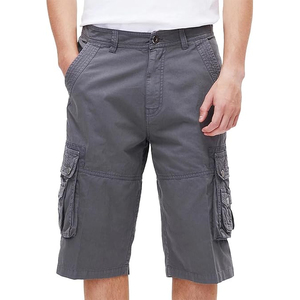 Pantalones cortos multibolsillo de algodón para hombre al por mayor, pantalones cortos cargo informales cómodos de uso diario de verano, logotipo personalizado, suministro de fábrica OEM - Product Image 5