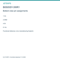 Module d'alimentation isolé 5 V B0505SY-3WR1, sortie unique 600 mA, convertisseur DC-DC SIP non régulé 3 W