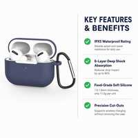 Coque de protection pour écouteurs en silicone souple résistante aux chocs et aux rayures pour AirPods Pro 3 1 2, tendance, multicolores