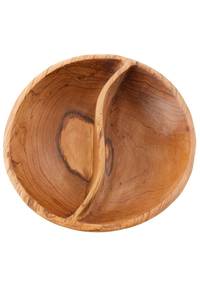 Wooden <b>Snack</b> <b>Bowl</b> Small Divided Handmade Round Oval Wood Gift Idea Decorative <b>Bowl</b> - Product Image 6