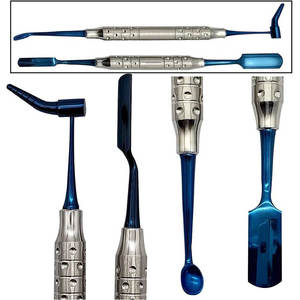 Pluggers revêtus de titane 6 pièces et packer implant dentaire greffon osseux-Instruments chirurgicaux porteurs - Product Image 5