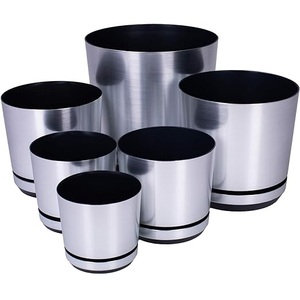 Maceta galvanizada de aspecto vintage hecha por Rael hierro galvanizado para decoración del hogar, casa de campo, oficina y decoración de jardín - Product Image 6