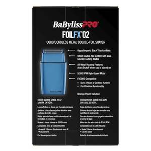 Afeitadora Eléctrica Inalámbrica de Doble Lámina Metálica Azul, Afeitadora Rotatoria de Triple Cuchilla, Resistente al Agua y Lavable, para Rostro y Cuerpo, con Unidad de Repuesto - Product Image 1