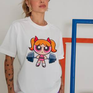 เสื้อยืดคอกลมผ้าคอตตอนเทอร์รี่สำหรับ100% สไตล์ไฮสตรีทแบบกำหนดเองระบายอากาศได้ดีเหมาะสำหรับใส่ในฤดูร้อน - Product Image 3