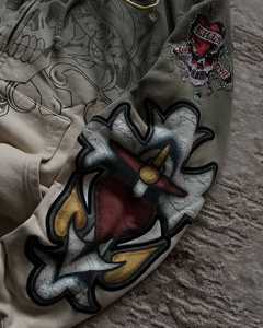 Impresión de pantalla personalizada del fabricante con Sudadera con capucha de piedra del Rin Vintage Streetwear 100% algodón 450GSM Flees - Product Image 6