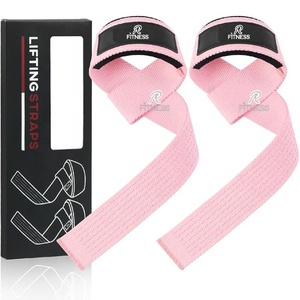 Neoprene Adjustable <b>Weight</b> Lifting Straps Custom Logo Wrist Wraps for Gym and Bodybuilding - Product Image 5