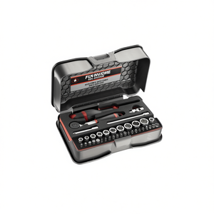 Juego de Herramientas Usag de 37 Piezas con Vasos Hexagonales en Estuche de ABS para Uso Profesional - Product Image 2