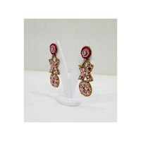Acheter Boucles d'oreilles en perles XOXO faites à la main Bijoux de mode pour les femmes, pièce de déclaration unique pour toute occasion