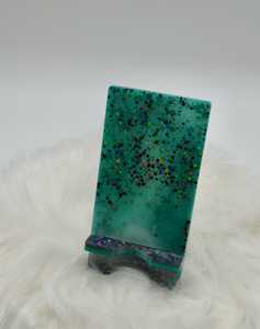 Support de téléphone en résine époxy de couleur personnalisée, support de bureau antidérapant pour iPhone, smartphones Android - Product Image 4