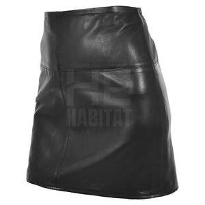 Faldas Midi de Cuero Genuino en Oferta, Tejido Suave y Cómodo para Mujer, Corte Elegante, Ideal para la Oficina - Product Image 5