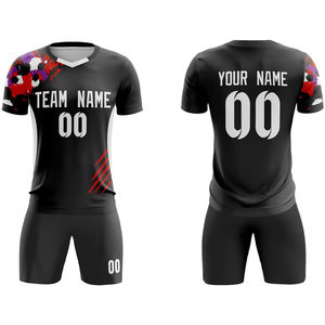 Uniformes de football personnalisables tissu respirant à séchage rapide Kit sublimé avec expédition rapide Direct usine Vente en gros Service OEM - Product Image 1