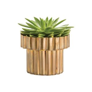 Support de présentation de pots de fleurs en métal galvanisé durable de style incurvé pour une utilisation intérieure et extérieure, support de plantation pour plantes - Product Image 1