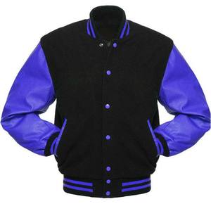 OEM Manufacturer High Quality Varsity Jacket Men Chenille Embroidery Custom Baseball Letterman Stand Front Customizable Varsity - Product Image 5