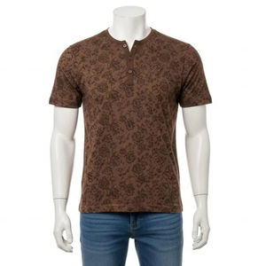 เสื้อยืดคอกลมผู้ชาย ผ้าโพลีเอสเตอร์ผสมคอตตอน พิมพ์ลายดิจิตอล กันยับ นุ่ม สบาย ใส่ได้ทุกวัน - Product Image 3