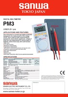 Multímetros Japoneses de Alta Precisión de la Marca SANWA (CD700/CD771) - Último Modelo de Medidor Digital para Mantenimiento Eléctrico