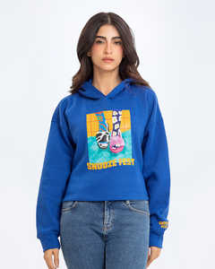 Venta al por mayor personalizado bordado DTF pegatina mujeres sudaderas con capucha elegante moda Casual invierno cálido cómodo Streetwear - Product Image 1