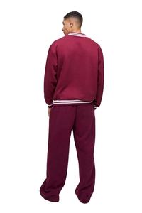 Sweat-shirt d'hiver en molleton à col en V surdimensionné de base pour femmes, respirant, de haute qualité, personnalisé, en coton mélangé, prix d'usine - Product Image 2