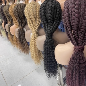 Peluca trenzada de pelo africano para mujer, pelo sintético corto estilo Dread de África, de buena calidad, venta al por mayor - Product Image 4