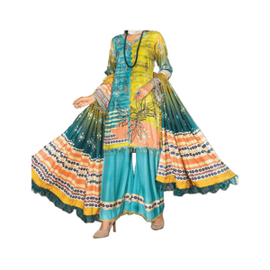 Fabrication de robes Shalwar Kameez de créateur fantaisie à broderie lourde style pakistanais et indien pour femmes - Product Image 4
