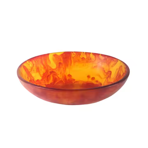 Vente en gros Bol de service moderne en résine acrylique à motif de tourbillon Aqua pour les ustensiles de cuisine de fêtes et les hôtels Bol à bas prix en Inde - Product Image 5