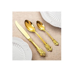 Juego de cubiertos de latón de diseño elegante para restaurante y hotel Juego de cubiertos en relieve único para vajilla a un precio razonable - Product Image 1