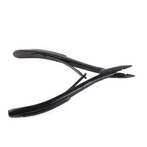 Pince à micro-anneaux pour extensions capillaires Nano et I-Tip, en acier inoxydable noir, outils à kératine à maintien robuste - Product Image 2