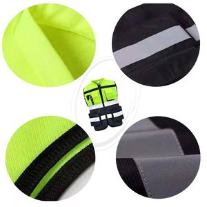 Ropa de trabajo de invierno de alta visibilidad, ropa reflectante para motocicleta, chaleco de seguridad de tráfico, chaleco de seguridad reflectante amarillo de alta visibilidad - Product Image 5