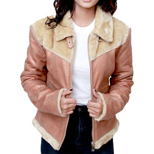 Chaquetas de invierno de piel de oveja auténtica para mujer Cantidad a granel disponible Chaqueta de cuero de último diseño personalizado para mujer - Product Image 5