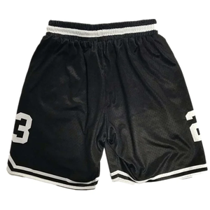 Short de plage d'été respirant à séchage rapide pour hommes et femmes Short en maille brodé de lettres personnalisé - Product Image 2