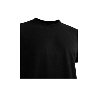 Camiseta de Manga Corta Casual para Hombre, Talla Grande, con Logotipo Personalizable de Alta Calidad, Transpirable, Ecológica, Orgánica, Negra - Product Image 6
