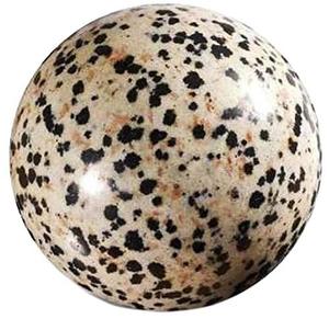 Bola esférica de gemas de jaspe de Dálmata, compra en línea de ágata de nueva estrella, venta al por mayor - Product Image 4
