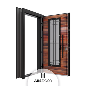 Puerta de Entrada Interior de Acero Inoxidable de Alta Seguridad ABSDOOR ARMA, Diseño Elegante, Aislamiento Térmico y Acústico, Acabado Turco - Product Image 2