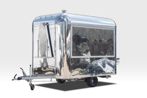 Mobile Food Truck 4.8m Aluminum Body Single Axle Motorized Prep Space 2 Compartment <b>Sink</b> Rust Resistant 2-Year Warranty for - Product Image 6